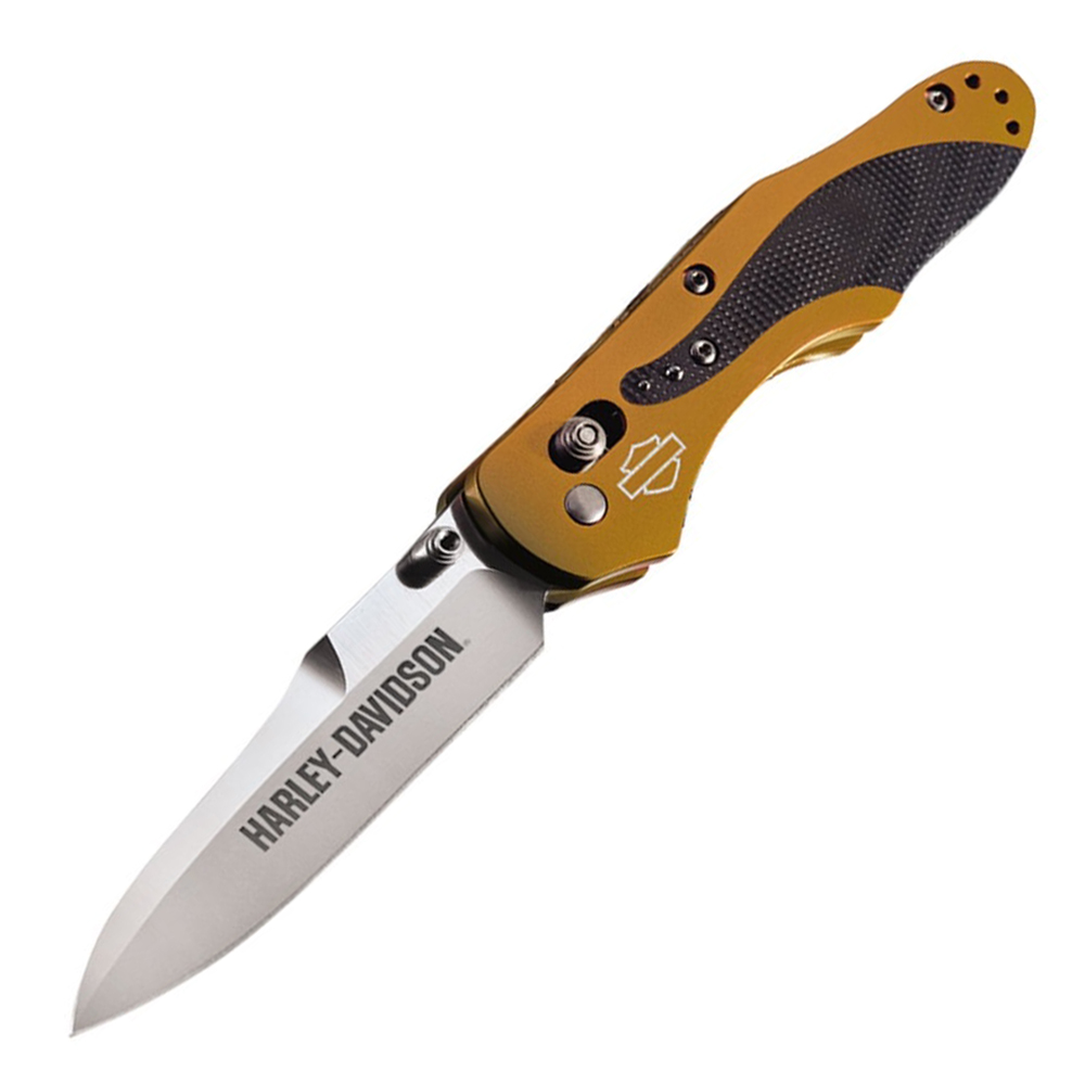 Knife Harley-Davidson HD OSBORNE 13960-ORG ORANGE PLAIN 2