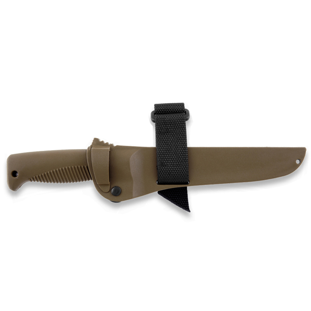 Peltonen M95 Ranger Puukko Cerakote FDE FJP060 Composite Coyote Sheath 5