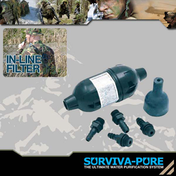 Water Purification Filter Surviva-Pure In-Line Filter 3