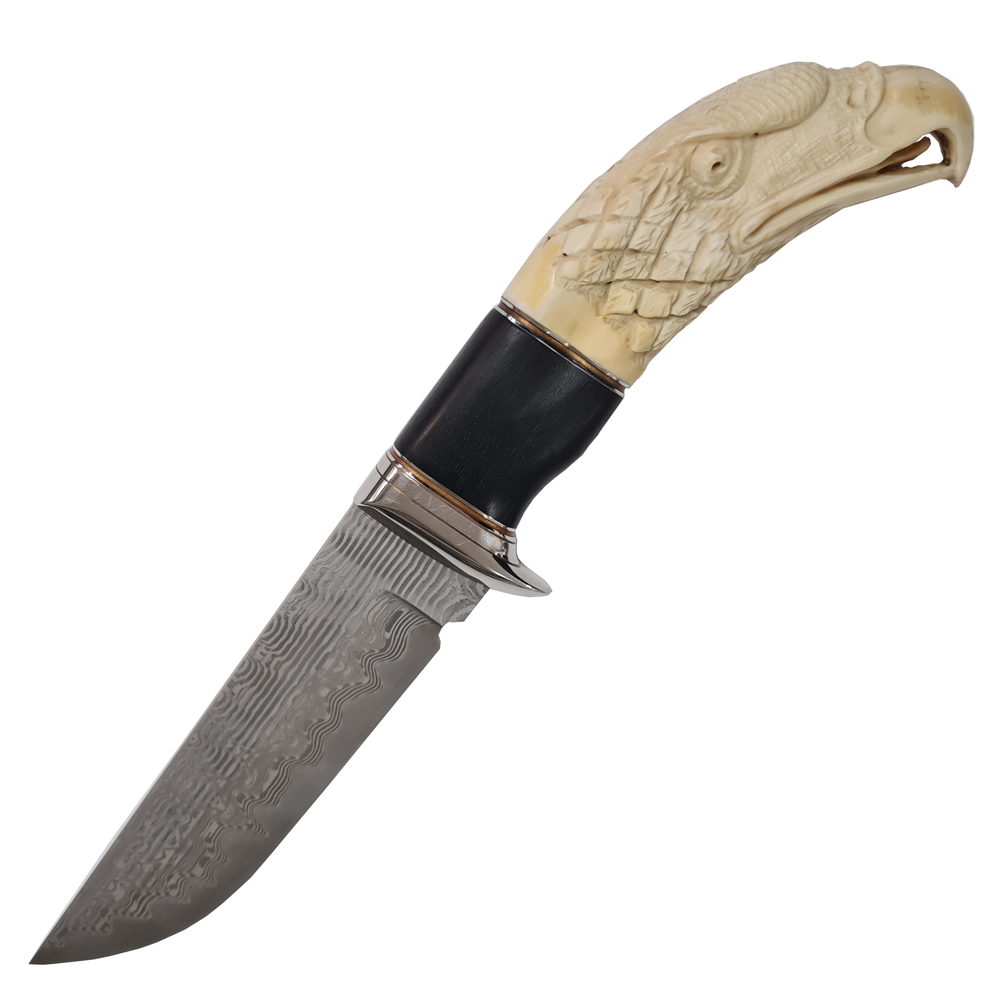 Custom Hunter Vladyslav Chulan Damask with Engraved Handle 1