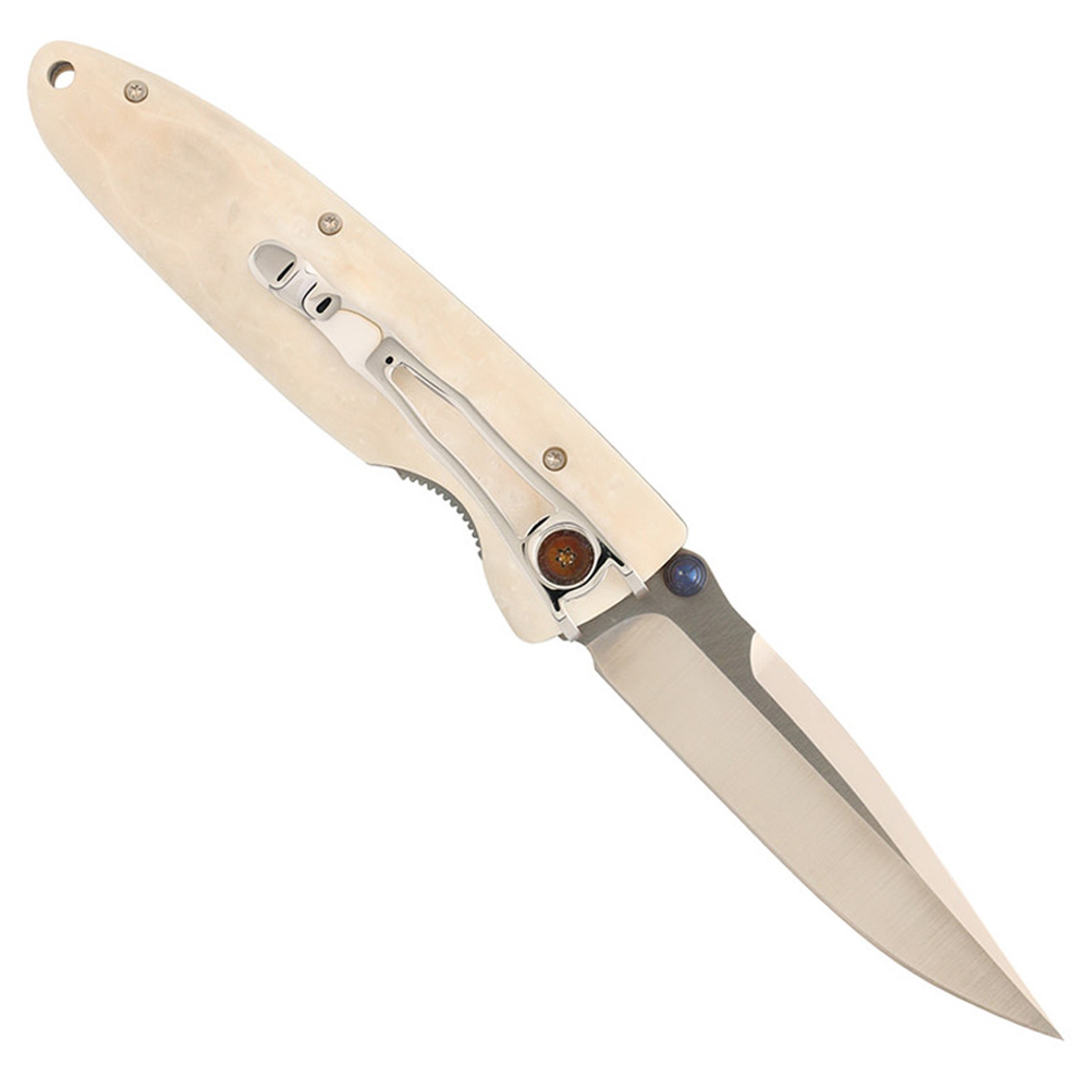Mcusta MC-19V Classic Wave VG-10 Blade White Corian 2