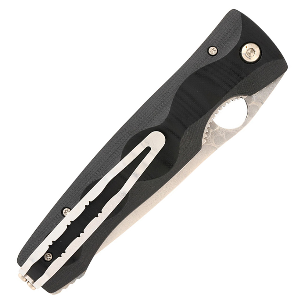 Mcusta MC-121G Elite SPG2 San Mai Blade Black Micarta 4