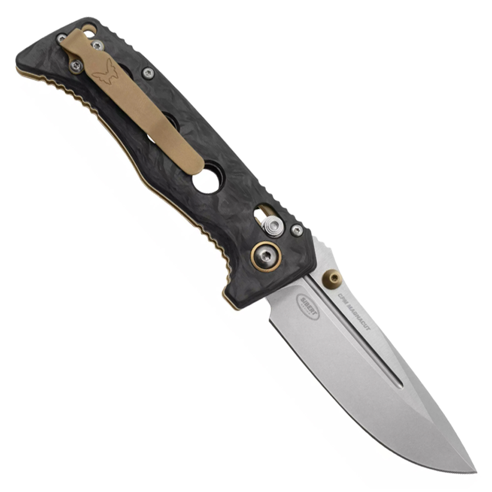 Benchmade 273-03 MINI ADAMAS CPM-MagnaCut Marbled Carbon Fiber 2