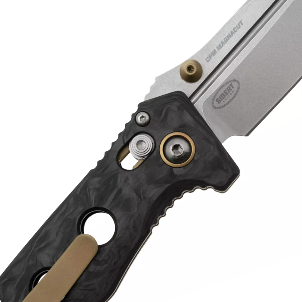 Benchmade 273-03 MINI ADAMAS CPM-MagnaCut Marbled Carbon Fiber 5