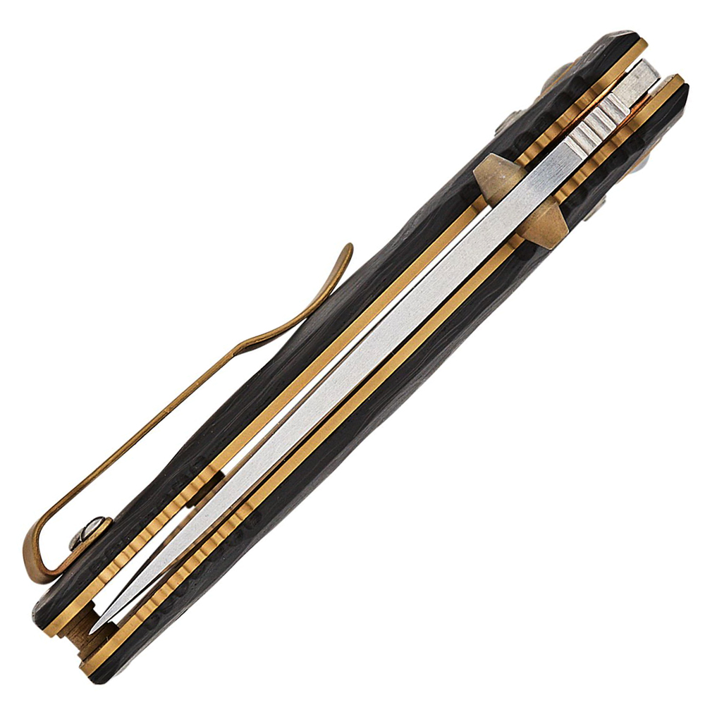 Benchmade 273-03 MINI ADAMAS CPM-MagnaCut Marbled Carbon Fiber 8