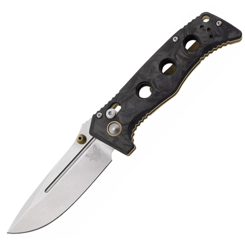 Benchmade 273-03 MINI ADAMAS CPM-MagnaCut Marbled Carbon Fiber 1