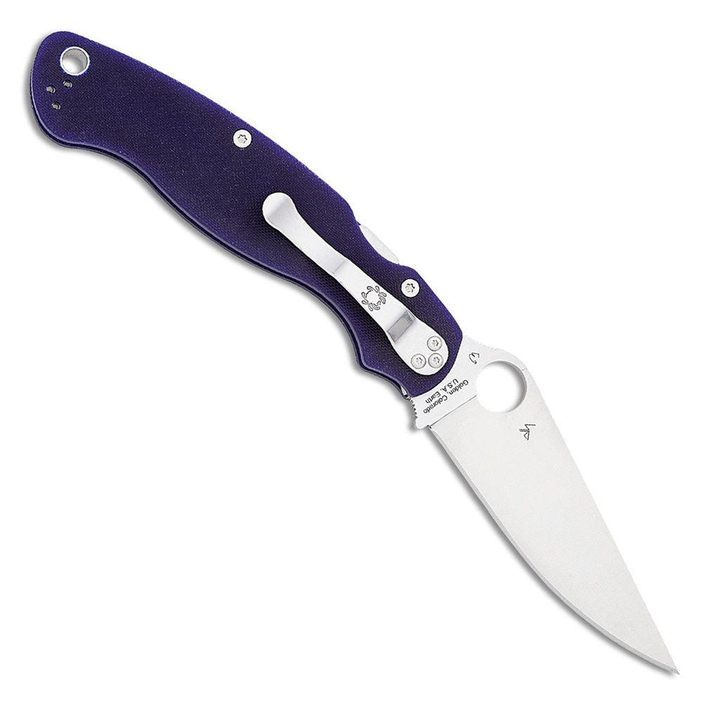 Spyderco Military 2 Compression Lock Dark Blue S110V C36GPDBL2 2