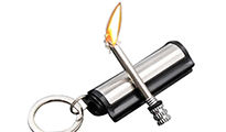 Gasoline Match Keychain