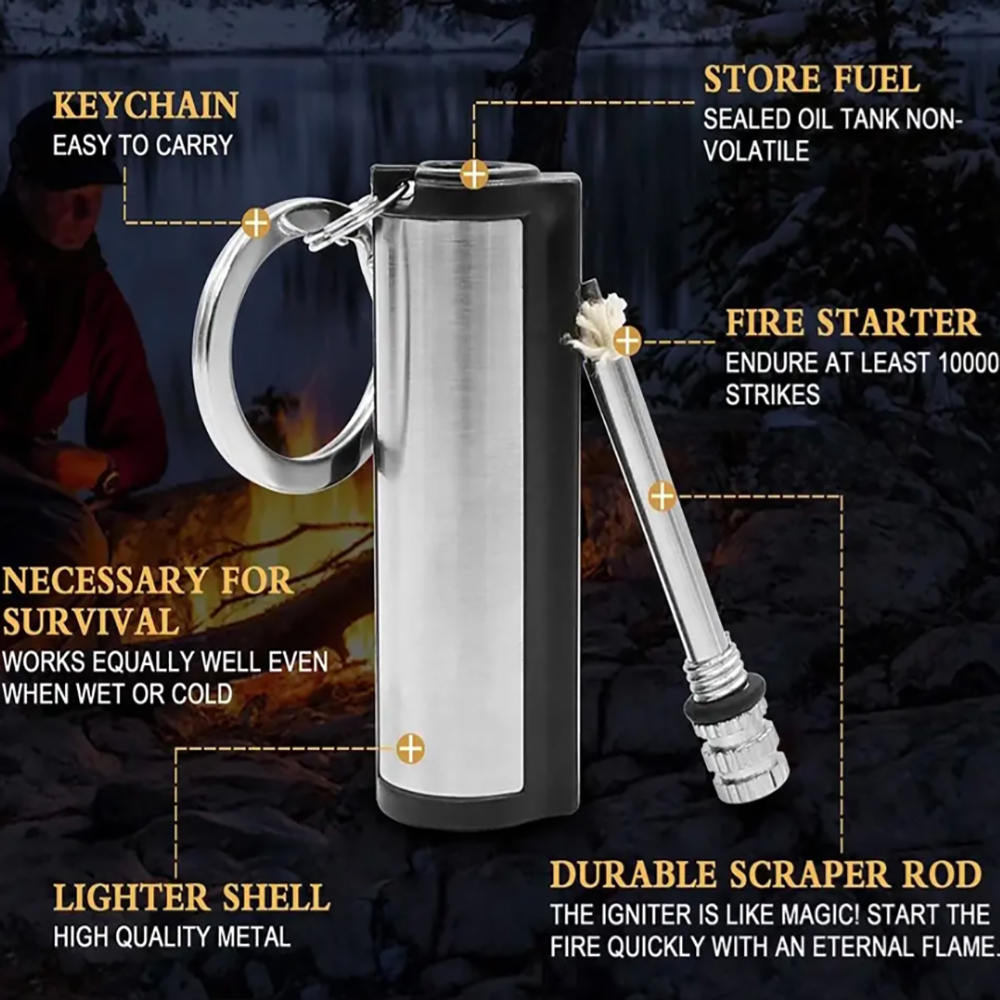 Gasoline Match Keychain 2