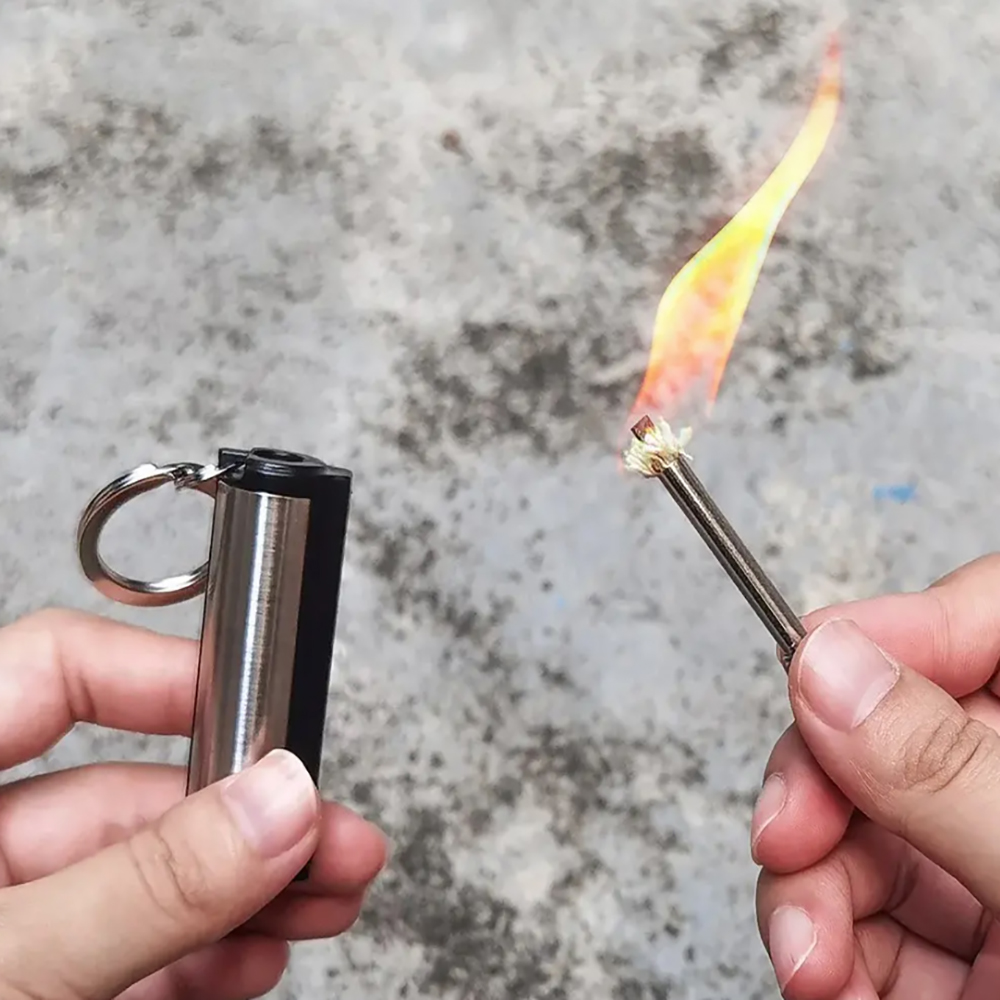 Gasoline Match Keychain 4