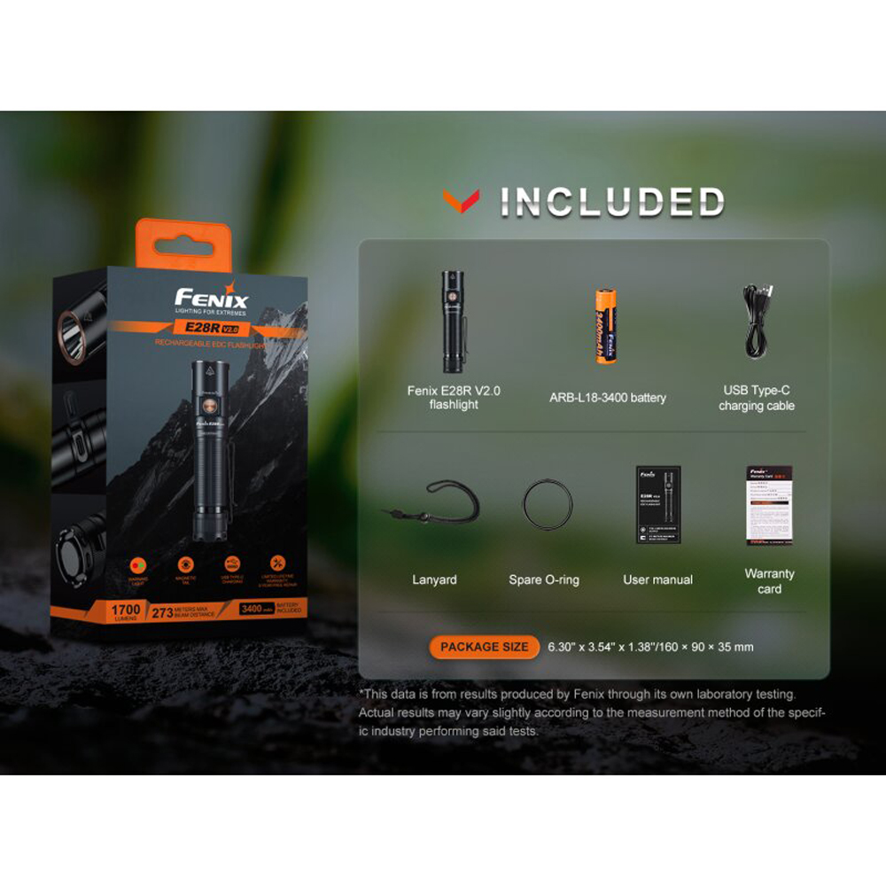 Fenix E28R V2.0 Flashlight 11