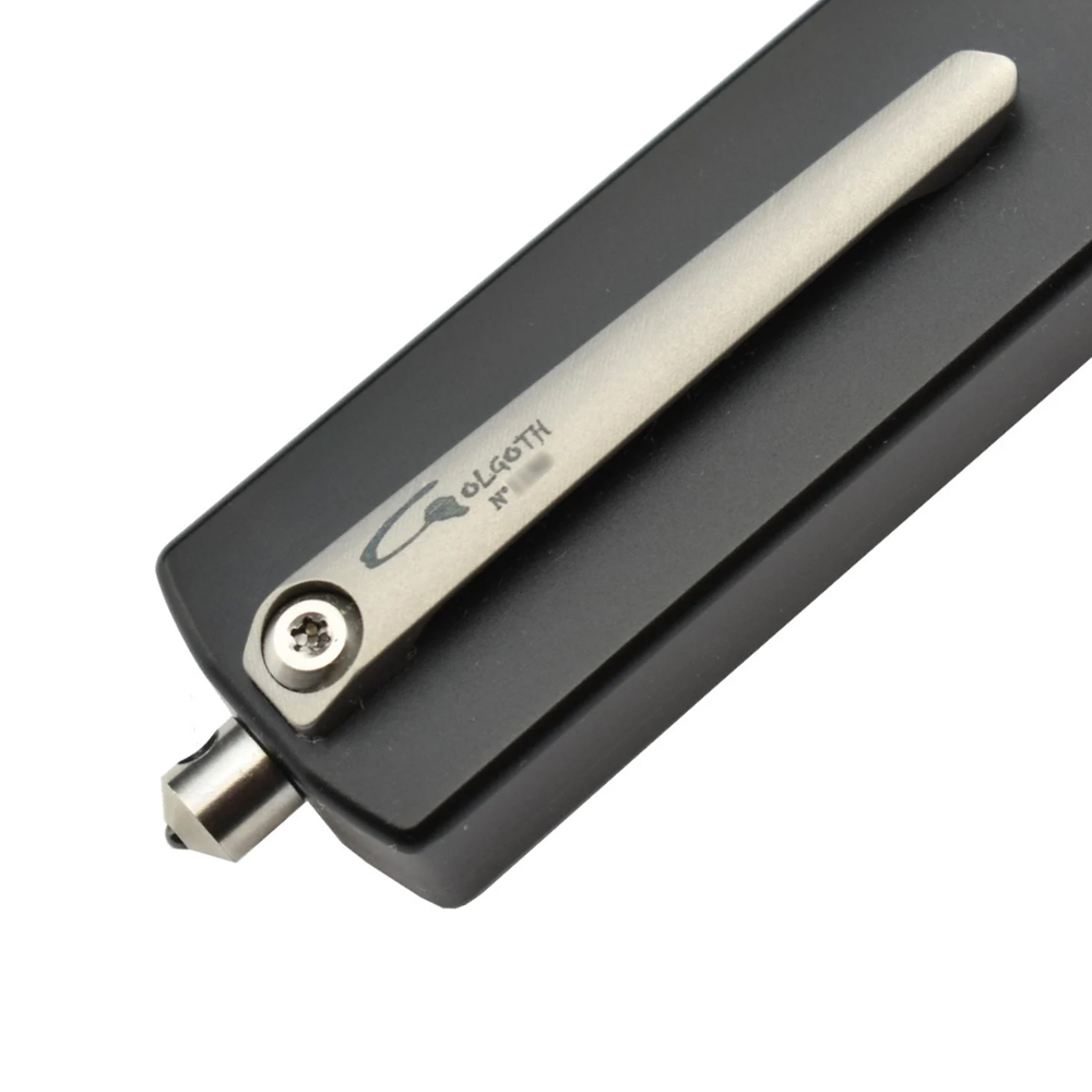 Golgoth G12T Automatic OTF D2 Tanto Blade Aluminum Handle 4