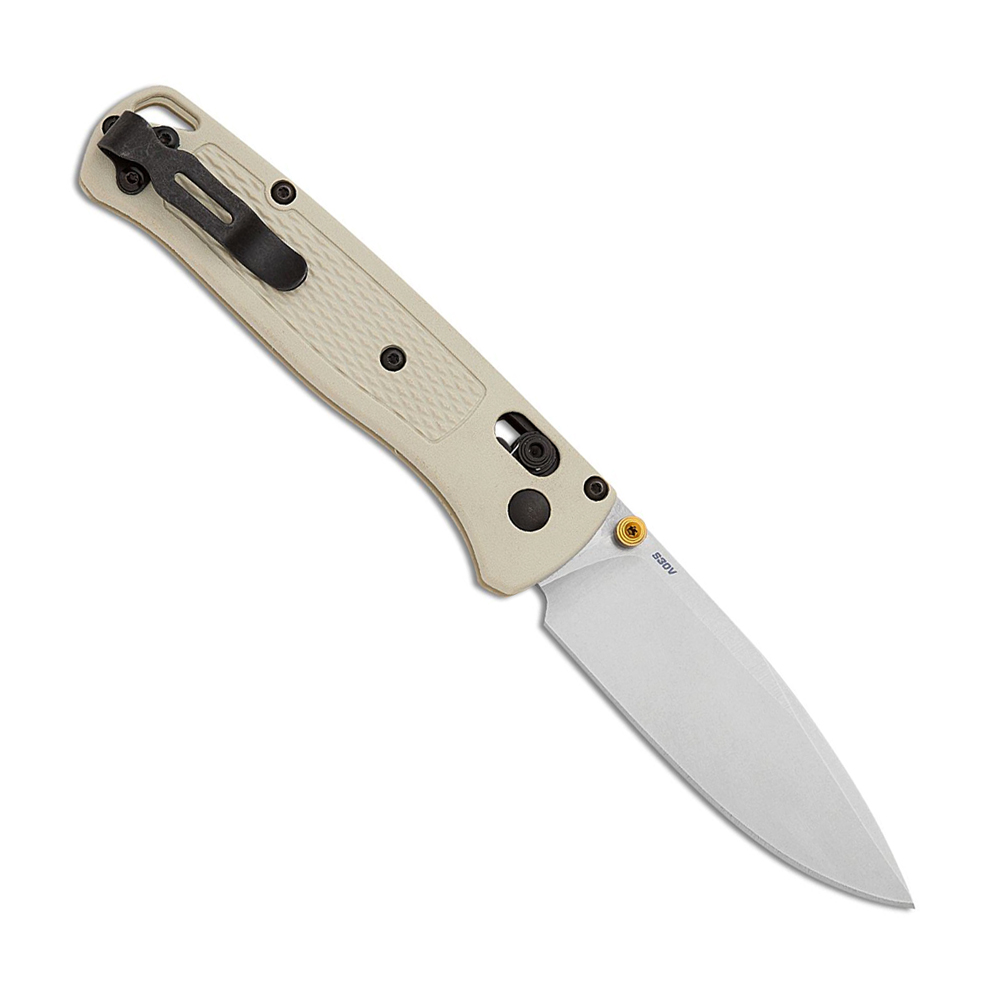 Benchmade 535-12 Bugout S30V Tan Grivory Handles 2