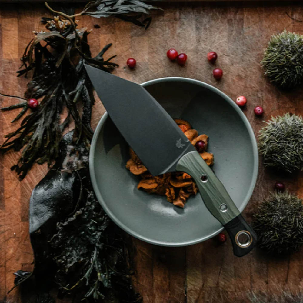 Benchmade 4010BK-01 Station Knife CPM-154 OD Green G10 5