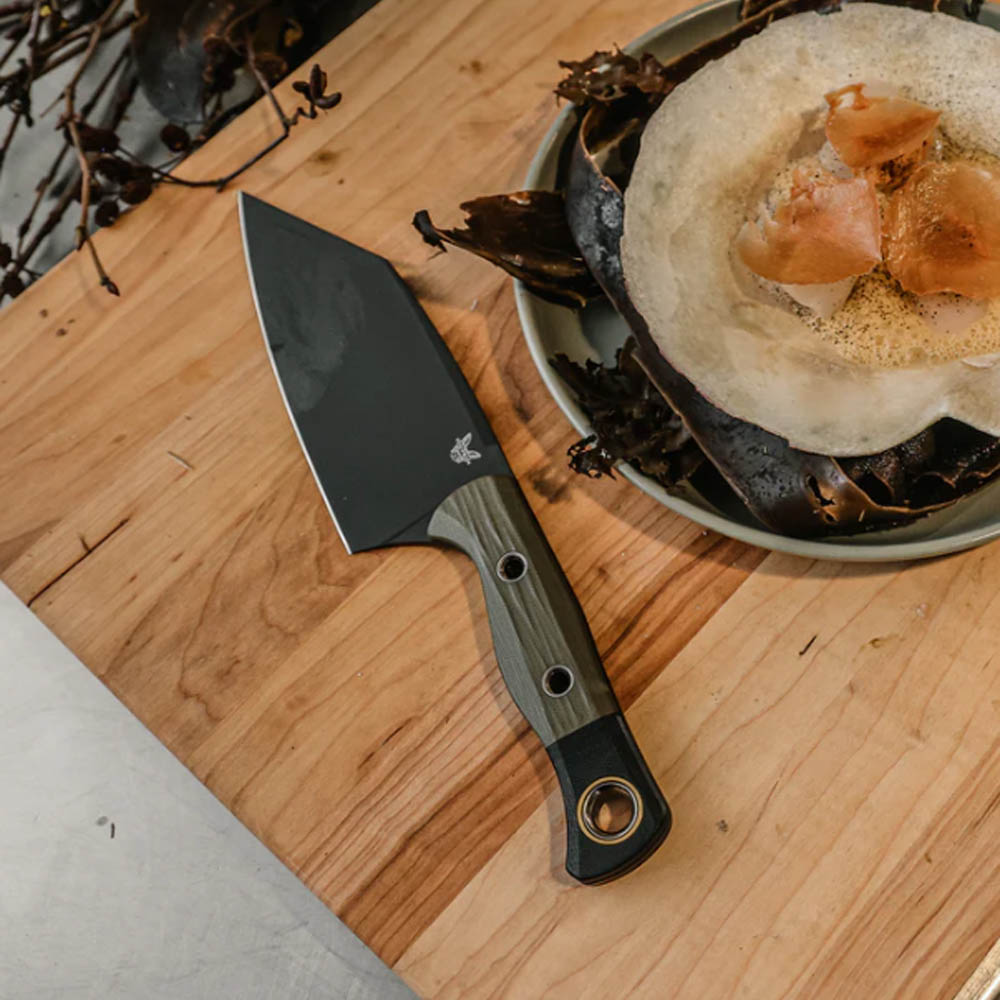 Benchmade 4010BK-01 Station Knife CPM-154 OD Green G10 6