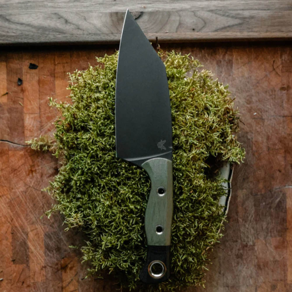 Benchmade 4010BK-01 Station Knife CPM-154 OD Green G10 7