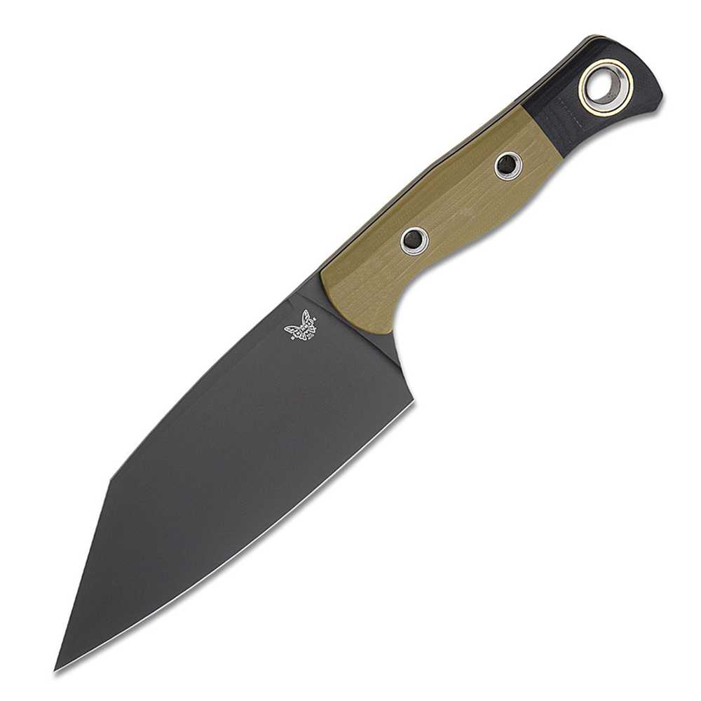 Benchmade 4010BK-01 Station Knife CPM-154 OD Green G10 1