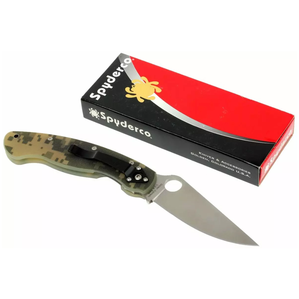Spyderco C36GPCMO Military Camo G-10 7