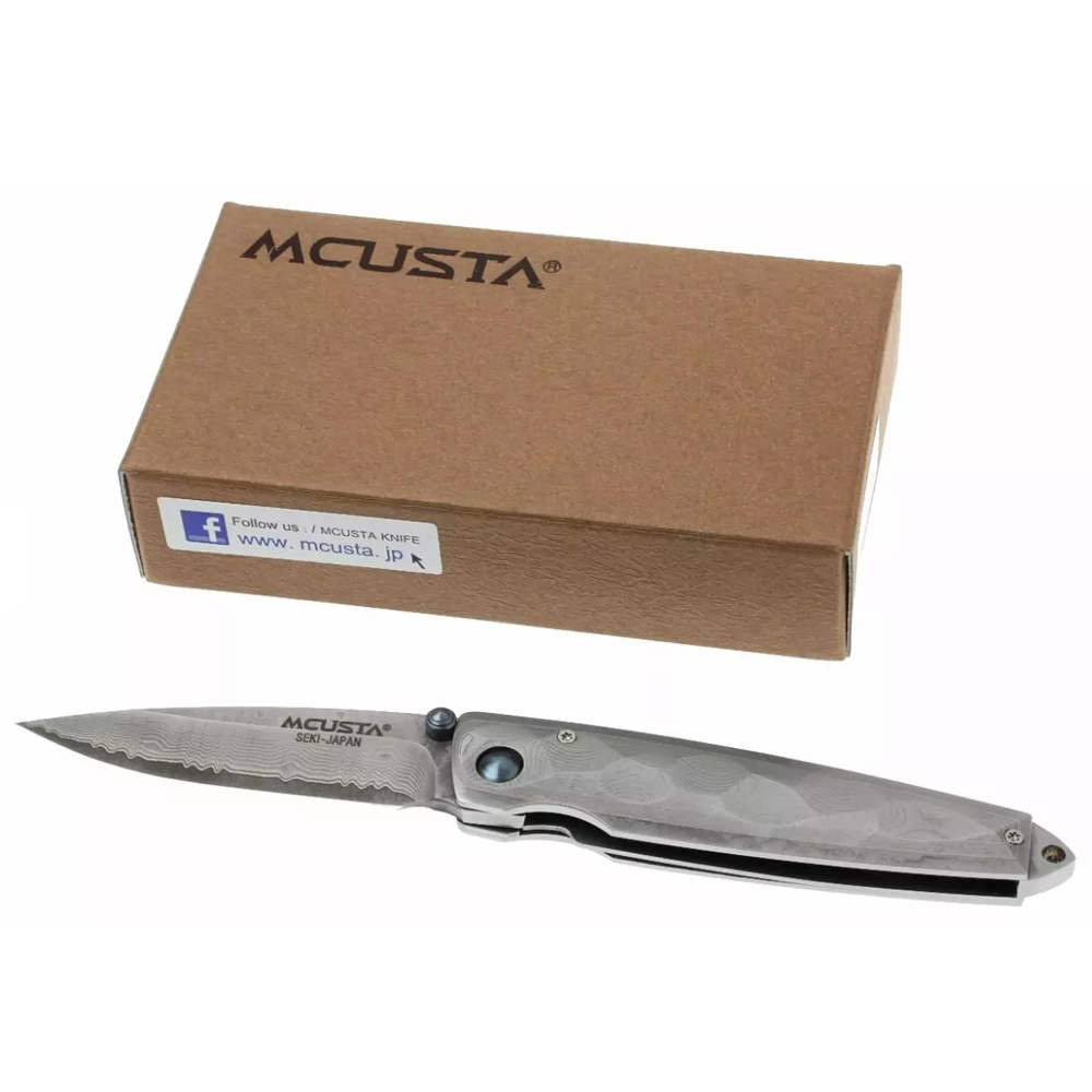 Mcusta MC-34D Shinra Tsuchi VG-10 Core Damascus Blade Damascus Handle 7