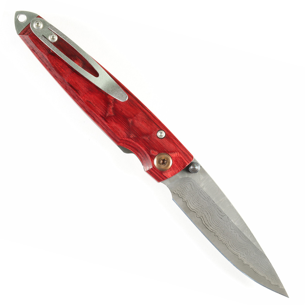 Mcusta MC-78D Shinra Emotion Tsuchi VG-10 Core Damascus Staminawood 2