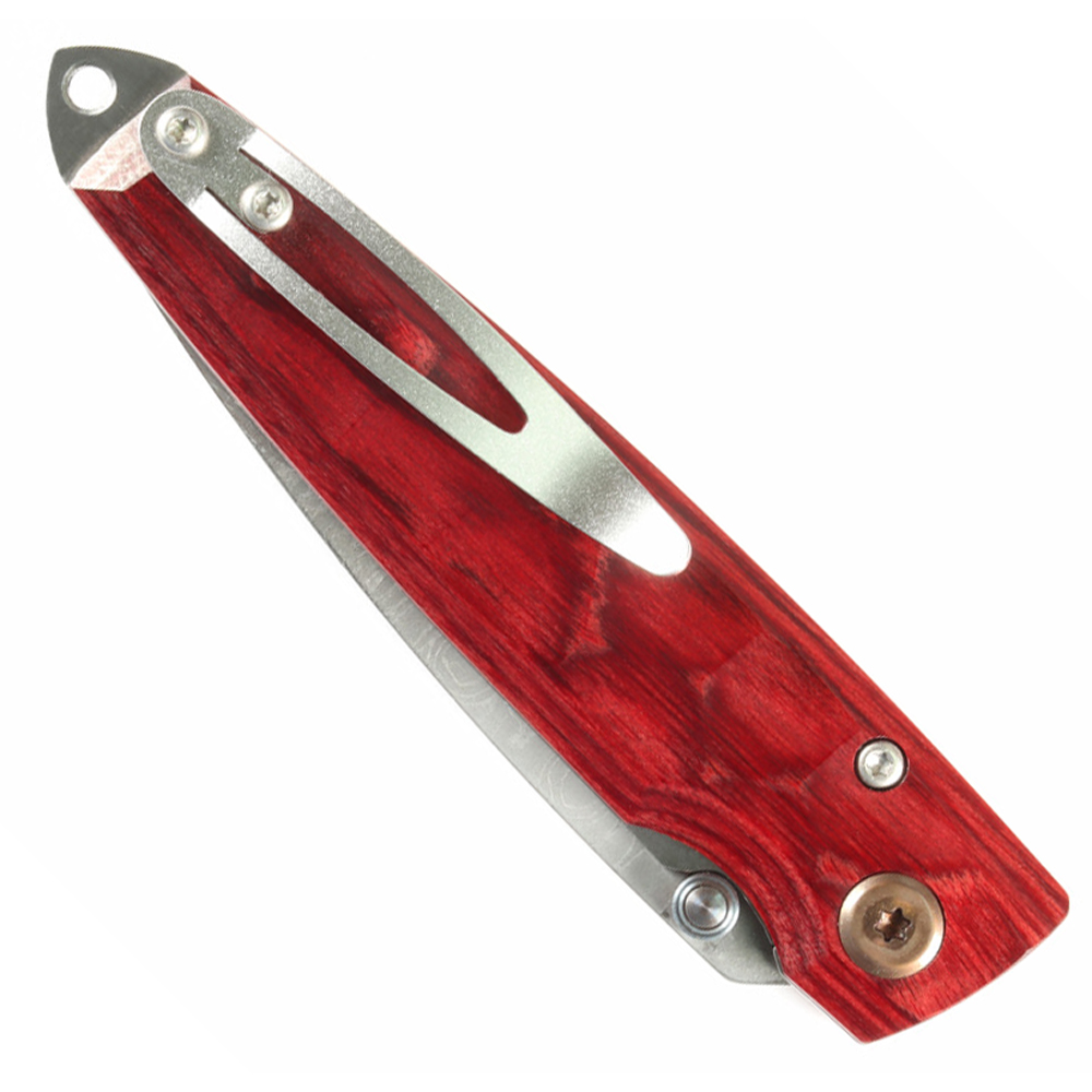 Mcusta MC-78D Shinra Emotion Tsuchi VG-10 Core Damascus Staminawood 4