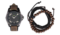 Remington Watch Gift Set RMWST4 Green Watch and Bracelet Gift Set