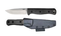 Reiff Knives F4 Bushcraft MagnaCut Black Micarta Kydex