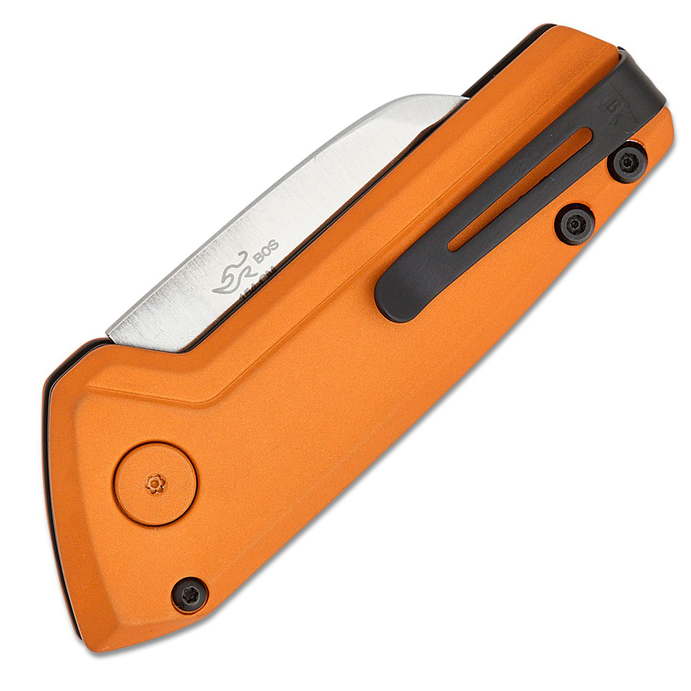 Buck 839 Mini Deploy AUTO Button Lock 154CM Orange Aluminum 4