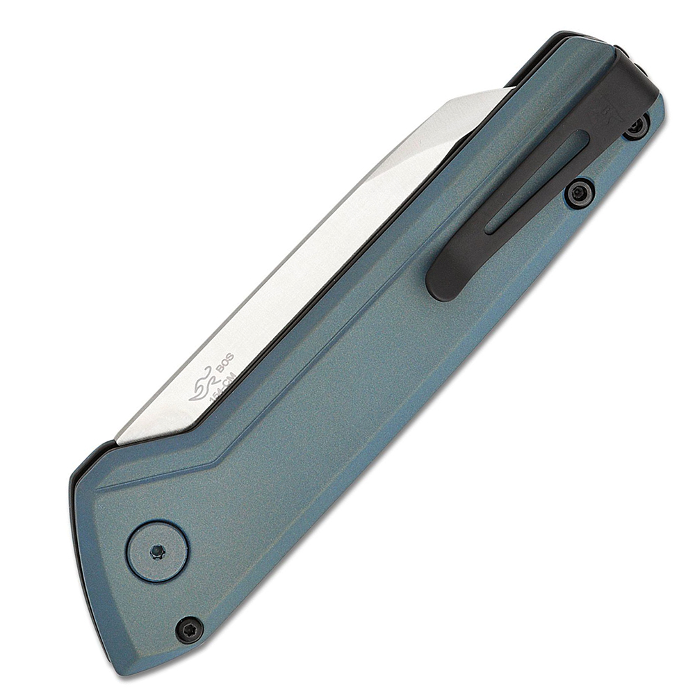 Buck 838 Deploy AUTO Button Lock 154CM Blue Aluminum 4