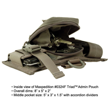 Maxpedition Triad Admin Pouch 3