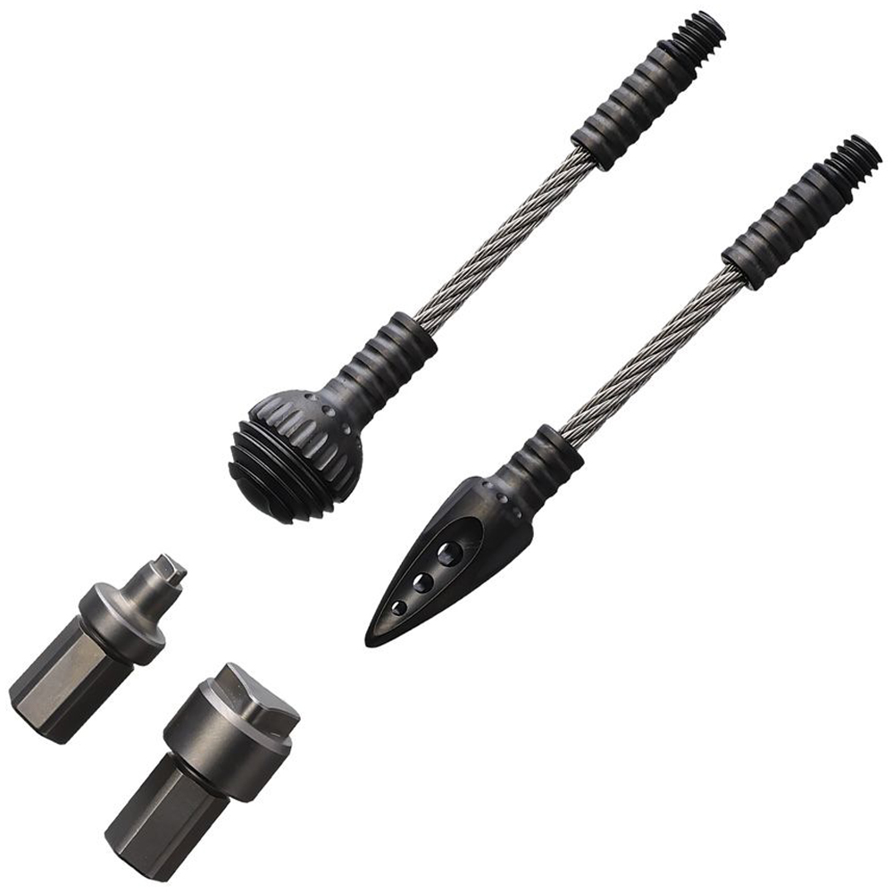 Microtech Anax M390 Black DLC Tanto Plain Blade MCT191C1DLC 7