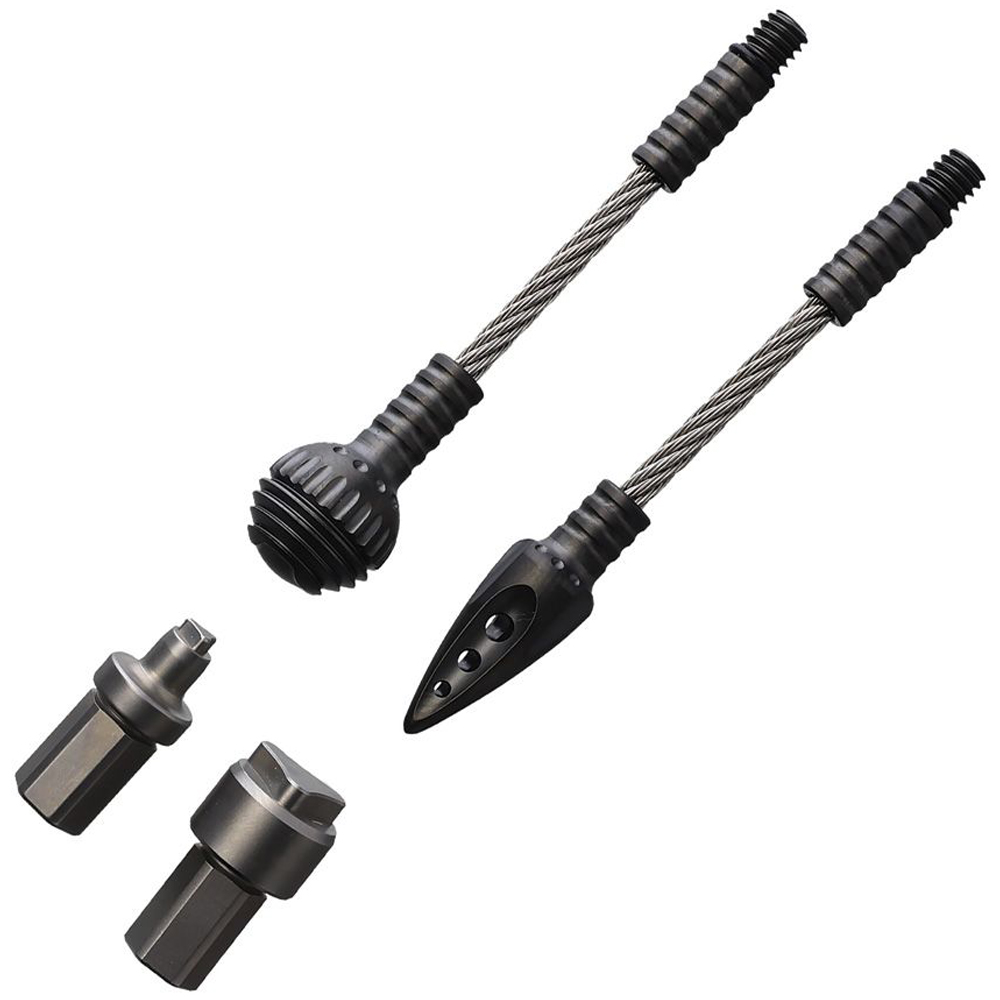 Microtech Anax M390 Blasted Drop Point Blade MCT190C7CFITI 5