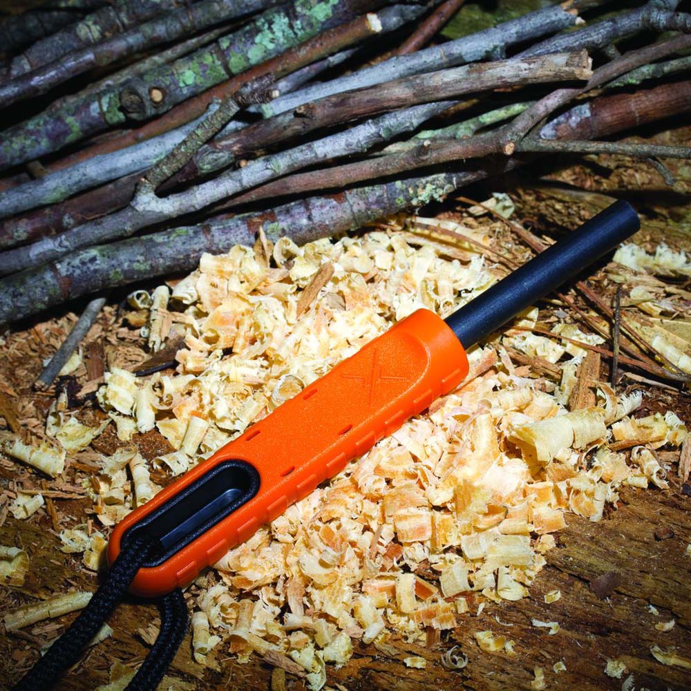 Exotac polySTRIKER XL Orange Magnesium Fire Starter 3