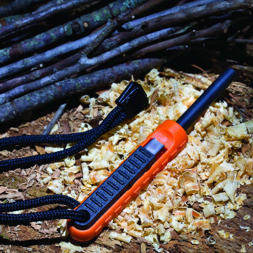 Exotac polySTRIKER XL Orange Magnesium Fire Starter 4