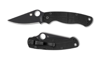 Spyderco Para Military 2 Salt MagnaCut Black G-10 Handle Black Blade 81GMCBKP2
