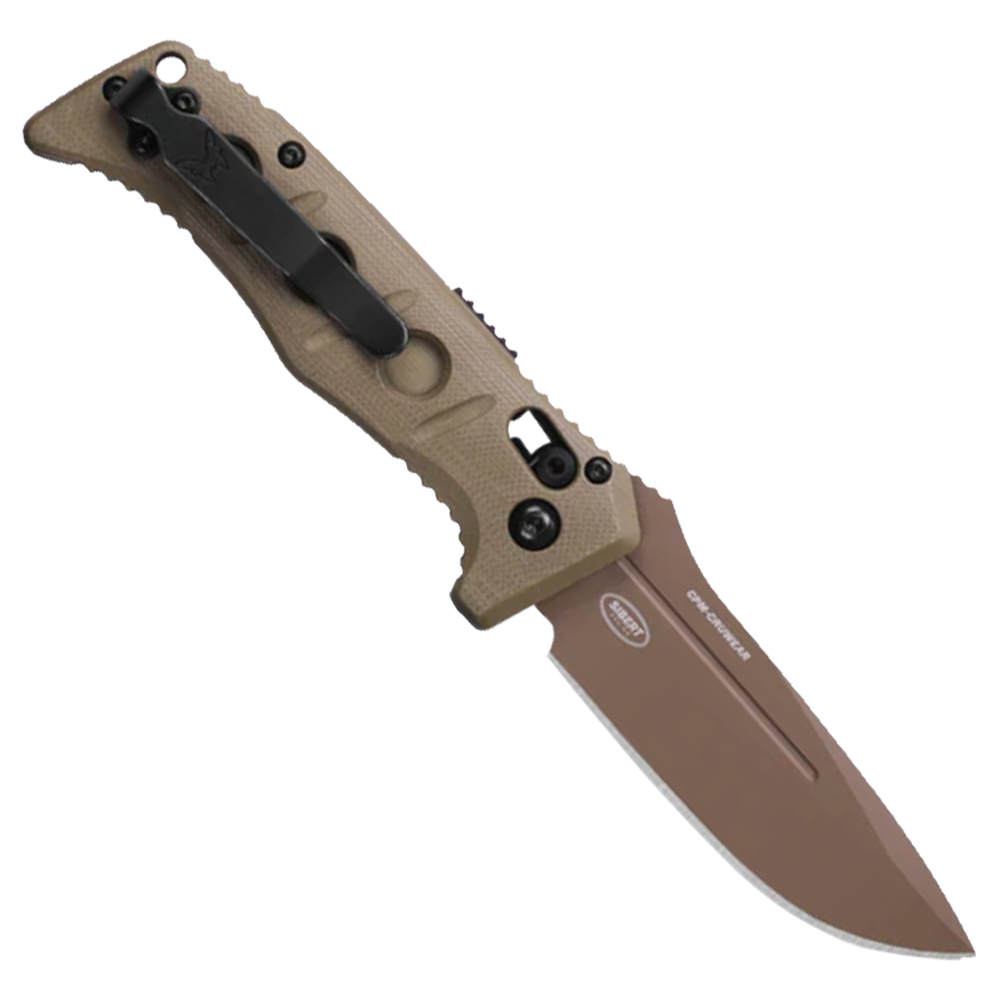 Benchmade 2730FE-2 Sibert Mini Auto Adamas CPM-CruWear Flat Dark Earth OD Green G10 3