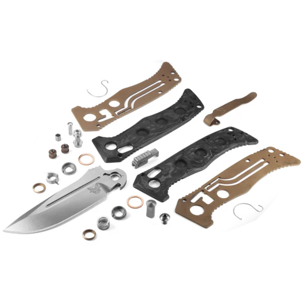 Benchmade 2730-03 Sibert Mini Auto Adamas CPM-MagnaCut Satin Marbled Carbon Fiber 5