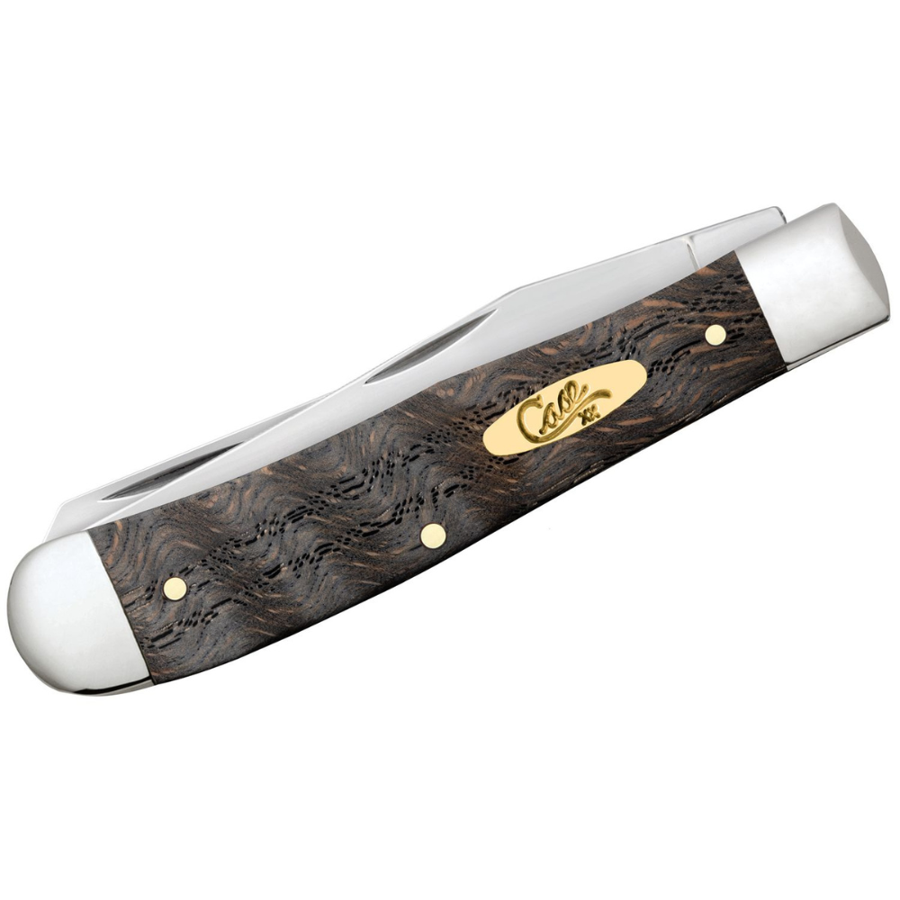 Case Smooth Black Curly Oak Trapper CA14000 5