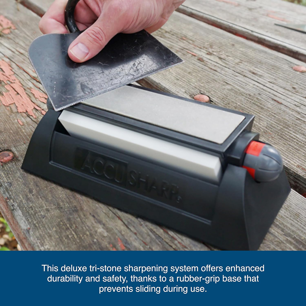 AccuSharp Tri-Stone Knife Sharpening System AS025C Sharpener 4