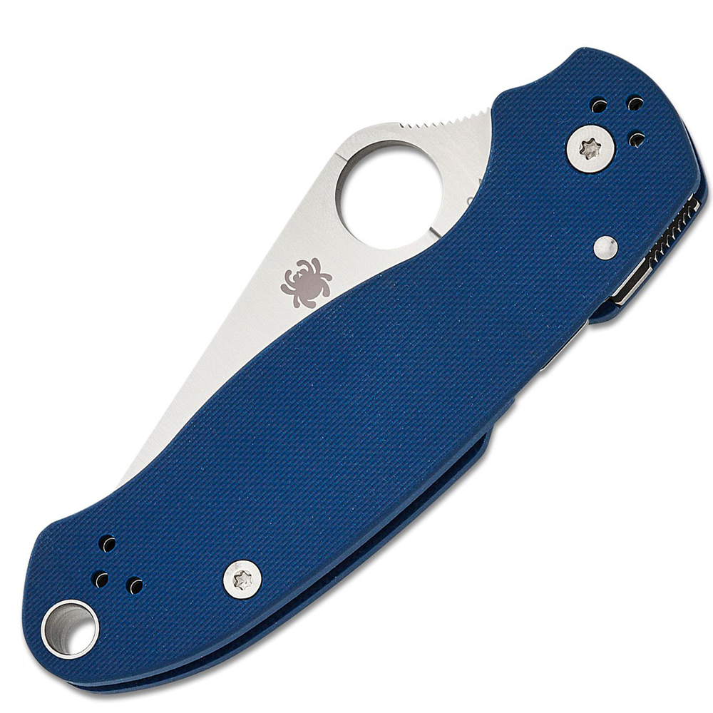 Spyderco Para 3 CPM-SPY27 Plain Satin Cobalt Blue G10 C223GPCBL 3
