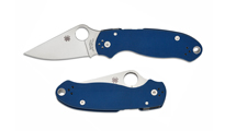 Spyderco Para 3 CPM-SPY27 Plain Satin Cobalt Blue G10 C223GPCBL
