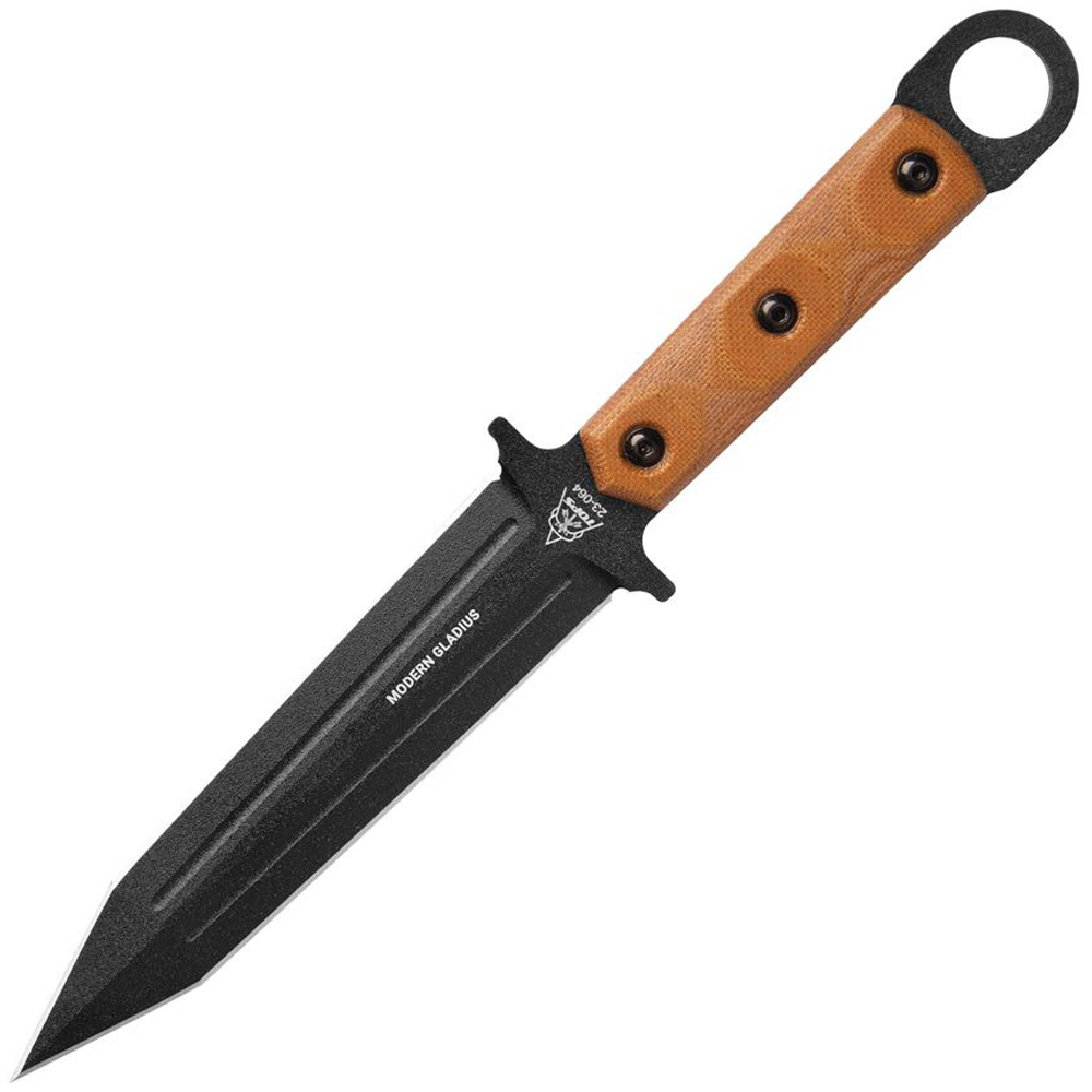 TOPS Modern Gladius 1095 Black Double Edged Dagger MGLAD-01 2