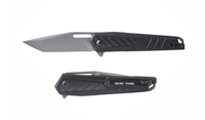 Real Avid RAV 6 Linerlock A/O Tanto Black AVRAV6