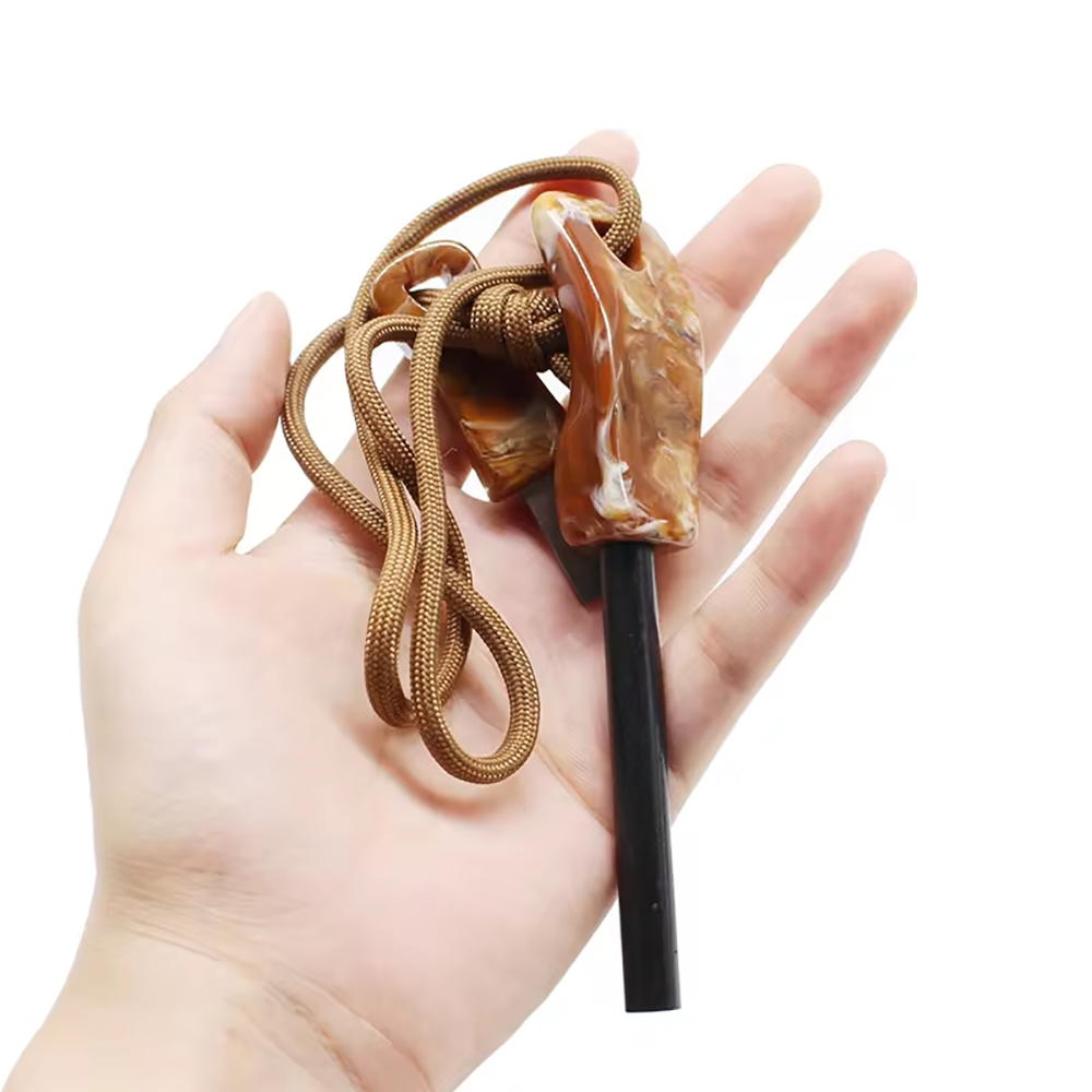 Ferro Rod 8 x 70 with Polymer Handle and Striker 4