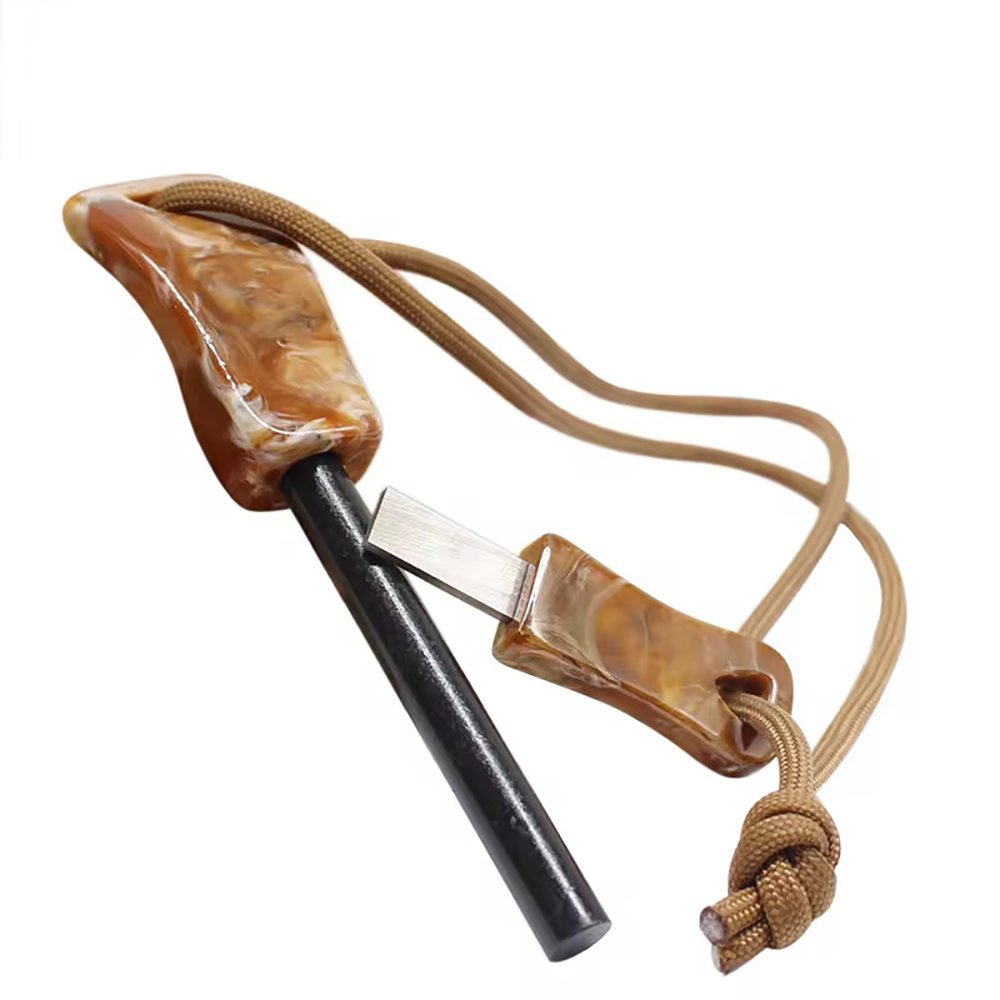 Ferro Rod 8 x 70 with Polymer Handle and Striker 1