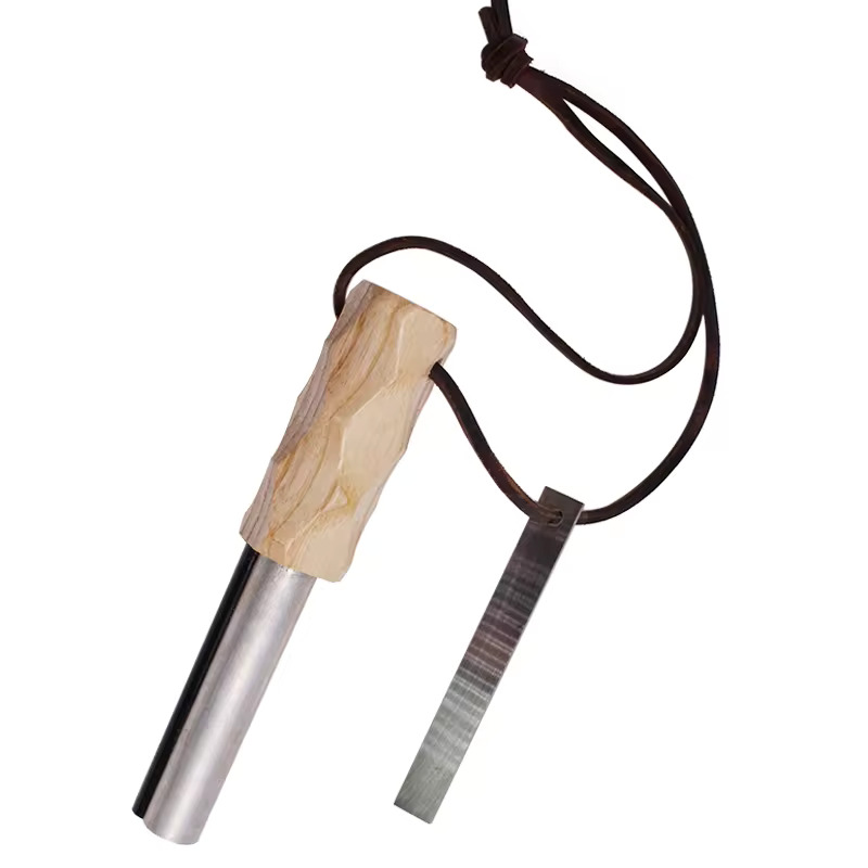 Two-Part Fire Starter KIT Firesteel + Magnesium Ferro Rod 1