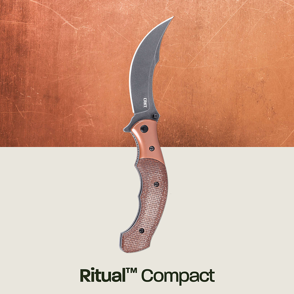 CRKT RITUAL COMPACT BROWN 7465 4
