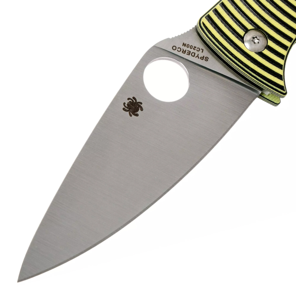 Spyderco Caribbean LC200N Leaf Shape Plain C217GP 3