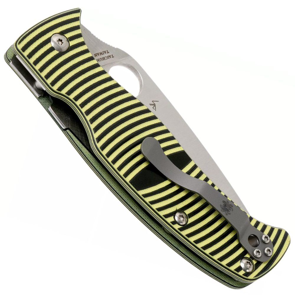 Spyderco Caribbean LC200N Leaf Shape Plain C217GP 4