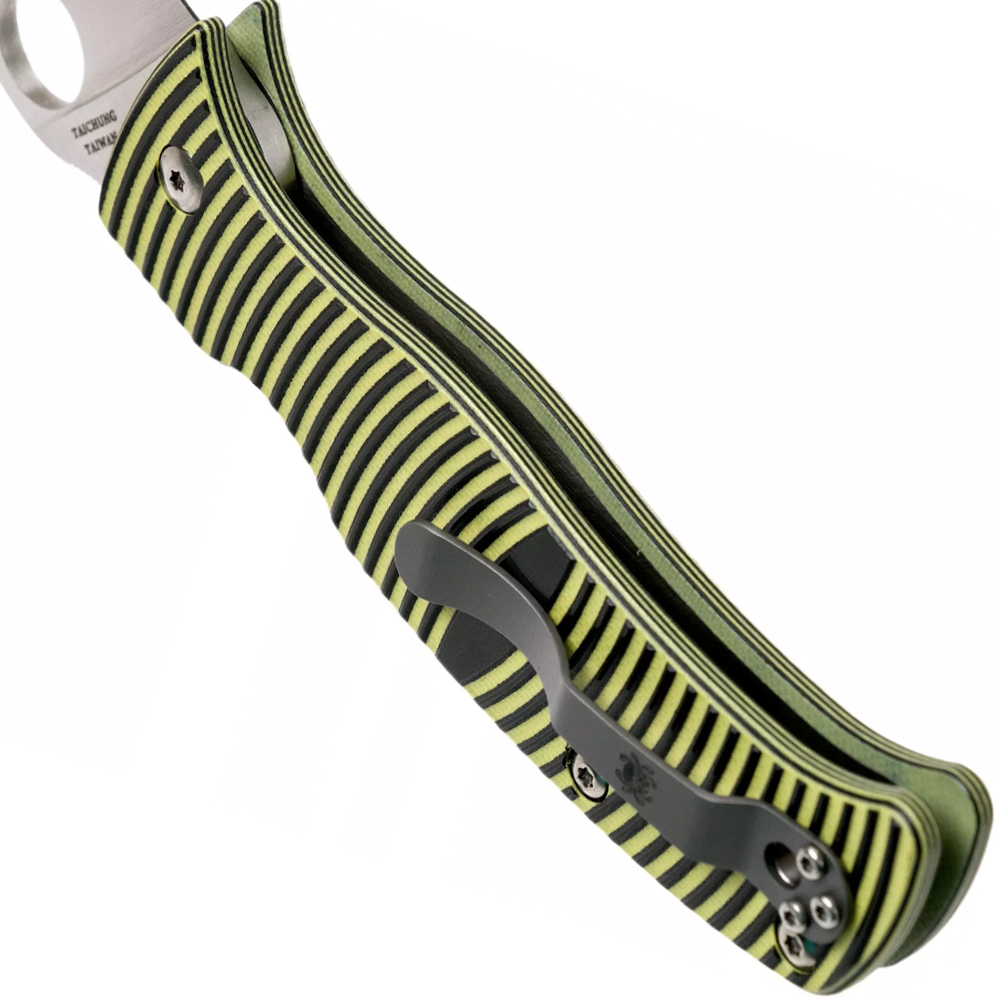 Spyderco Caribbean LC200N Leaf Shape Plain C217GP 5